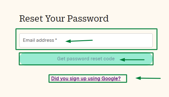 reset password 401